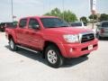 2005 Impulse Red Pearl Toyota Tacoma PreRunner Double Cab  photo #4