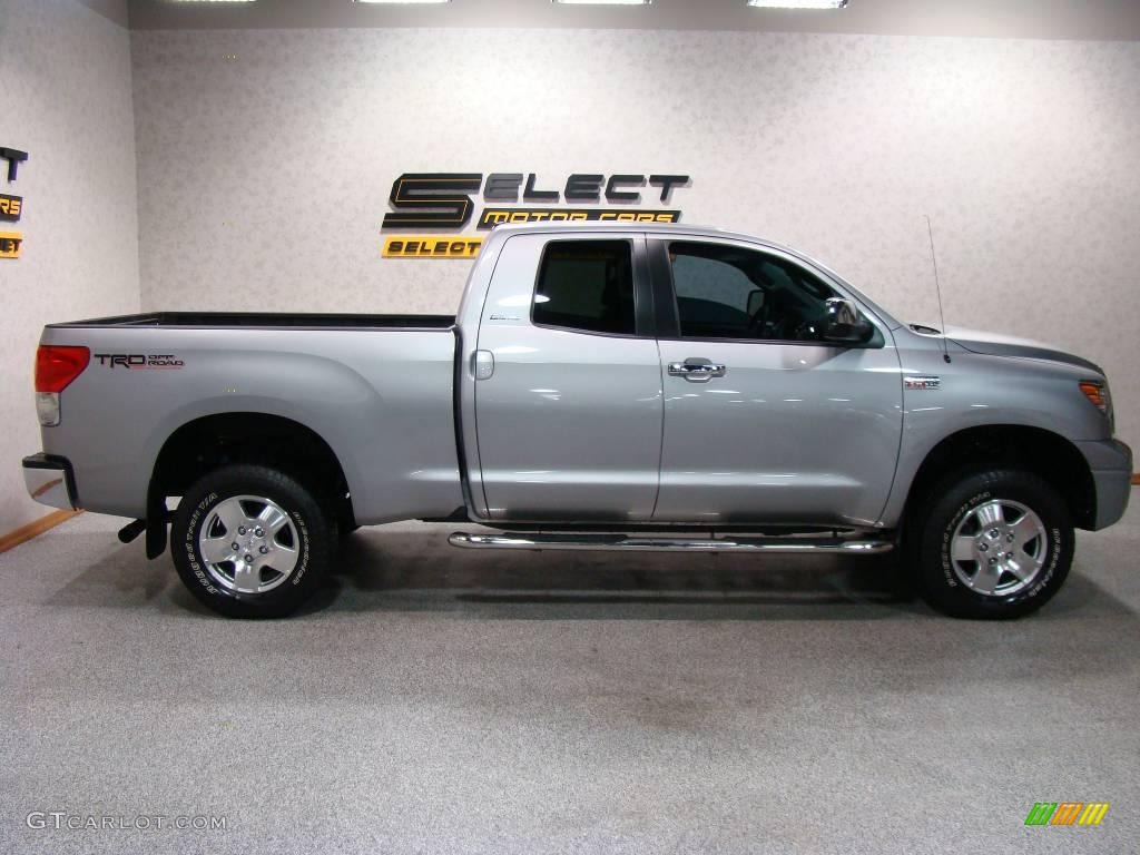 2008 Tundra Limited Double Cab 4x4 - Silver Sky Metallic / Graphite Gray photo #4