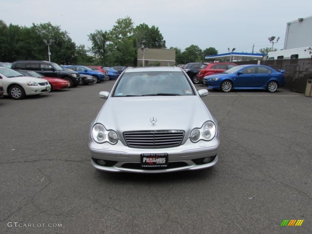 2004 C 32 AMG Sedan - Brilliant Silver Metallic / Black photo #2