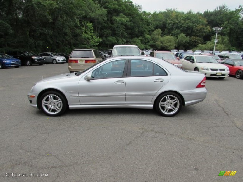 Brilliant Silver Metallic 2004 Mercedes-Benz C 32 AMG Sedan Exterior Photo #105334857