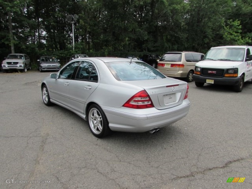 2004 C 32 AMG Sedan - Brilliant Silver Metallic / Black photo #5