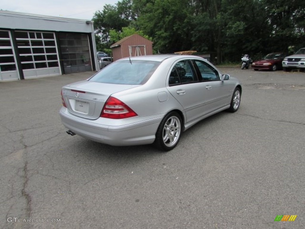 2004 C 32 AMG Sedan - Brilliant Silver Metallic / Black photo #7