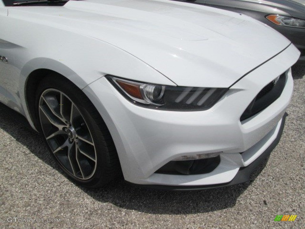 2015 Mustang GT Premium Coupe - Oxford White / Dark Saddle photo #2
