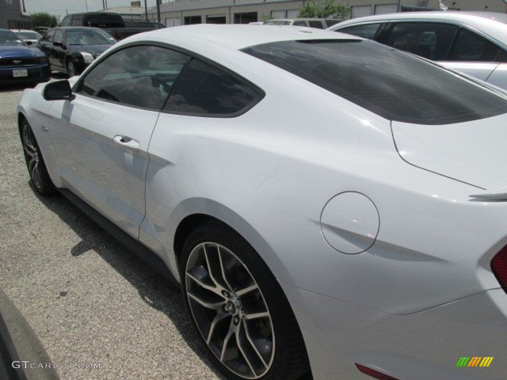 2015 Mustang GT Premium Coupe - Oxford White / Dark Saddle photo #7