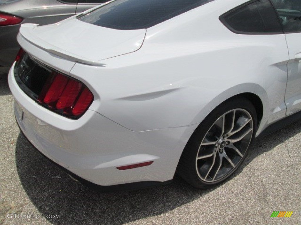 2015 Mustang GT Premium Coupe - Oxford White / Dark Saddle photo #8