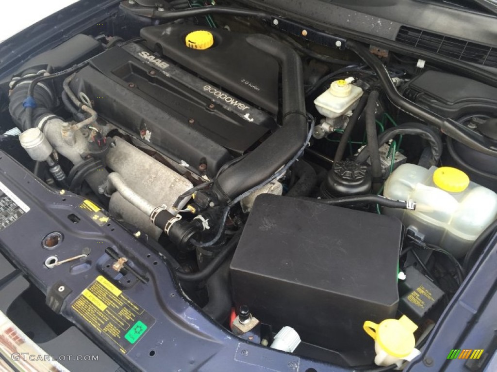 2001 Saab 9-3 SE Convertible 2.0 Liter Turbocharged DOHC 16-Valve 4 Cylinder Engine Photo #105337059