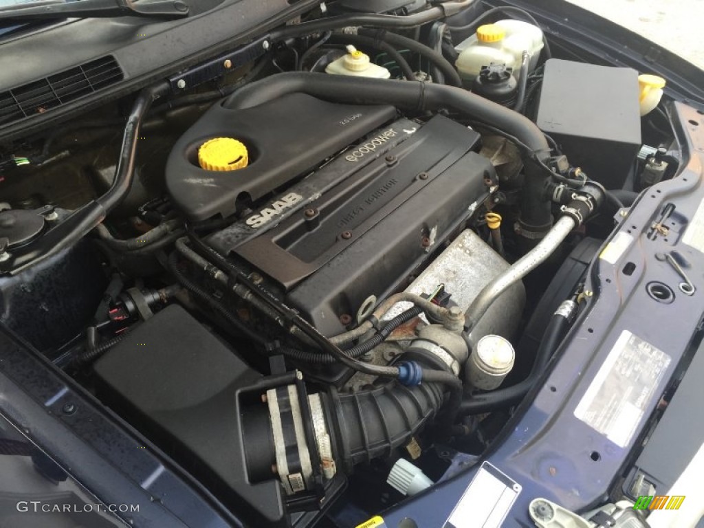 2001 Saab 9-3 SE Convertible Engine Photos