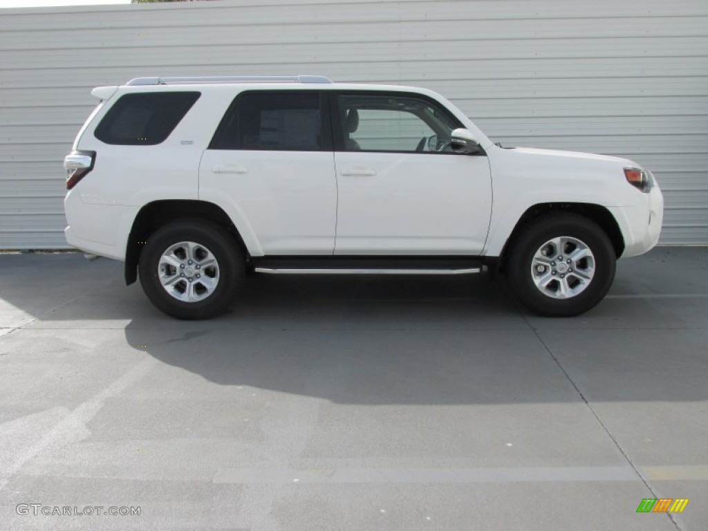 2015 4Runner SR5 Premium - Super White / Sand Beige photo #3