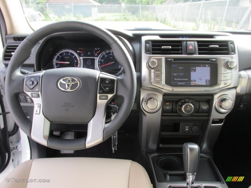 2015 Toyota 4Runner SR5 Premium Sand Beige Dashboard Photo #105337650