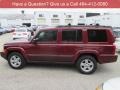2008 Red Rock Crystal Pearl Jeep Commander Sport 4x4  photo #7