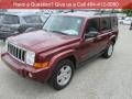2008 Red Rock Crystal Pearl Jeep Commander Sport 4x4  photo #8