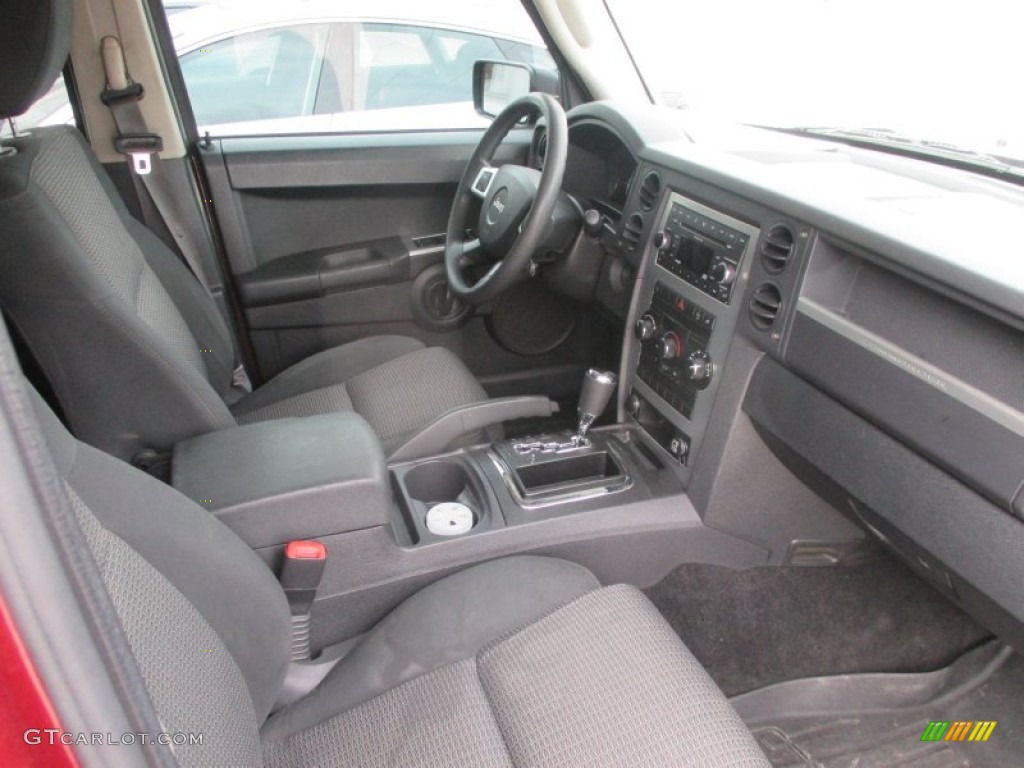 2008 Commander Sport 4x4 - Red Rock Crystal Pearl / Dark Slate Gray photo #9