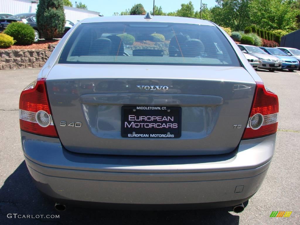 2006 S40 T5 - Flint Gray Metallic / Off Black photo #8