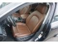 2012 Audi A6 Nougat Brown Interior Front Seat Photo