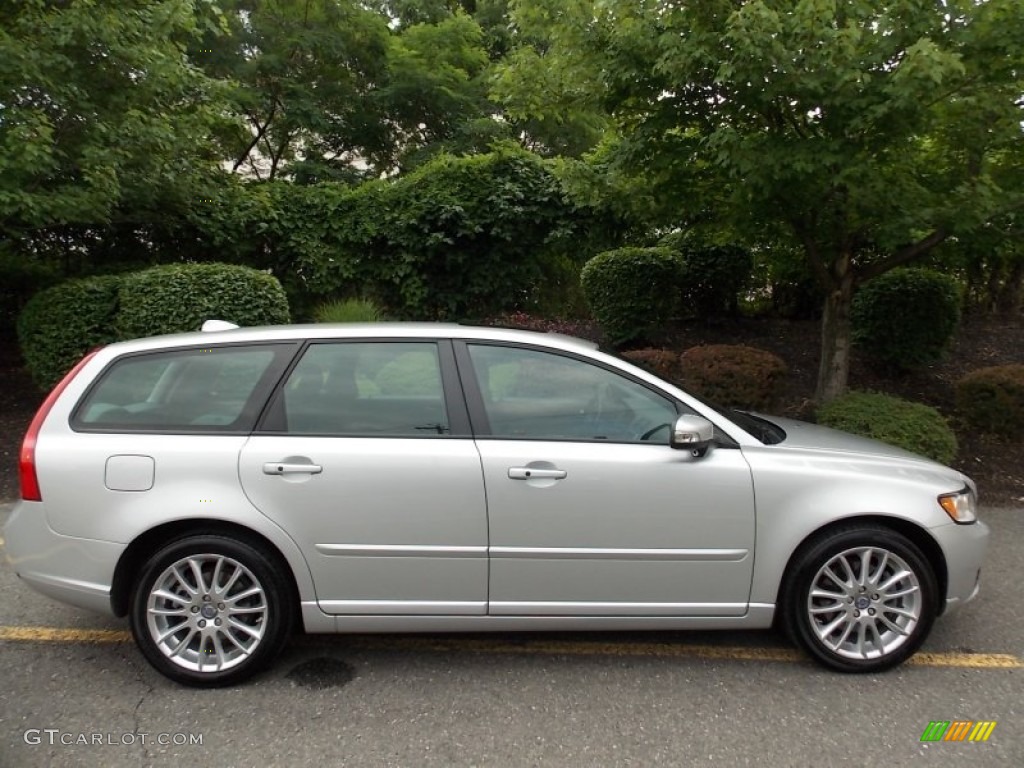 2010 V50 2.4i - Silver Metallic / Dalaro Off Black T-Tec photo #6