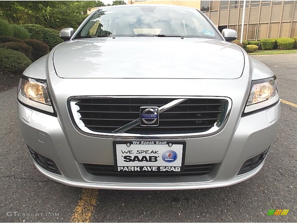 2010 V50 2.4i - Silver Metallic / Dalaro Off Black T-Tec photo #8