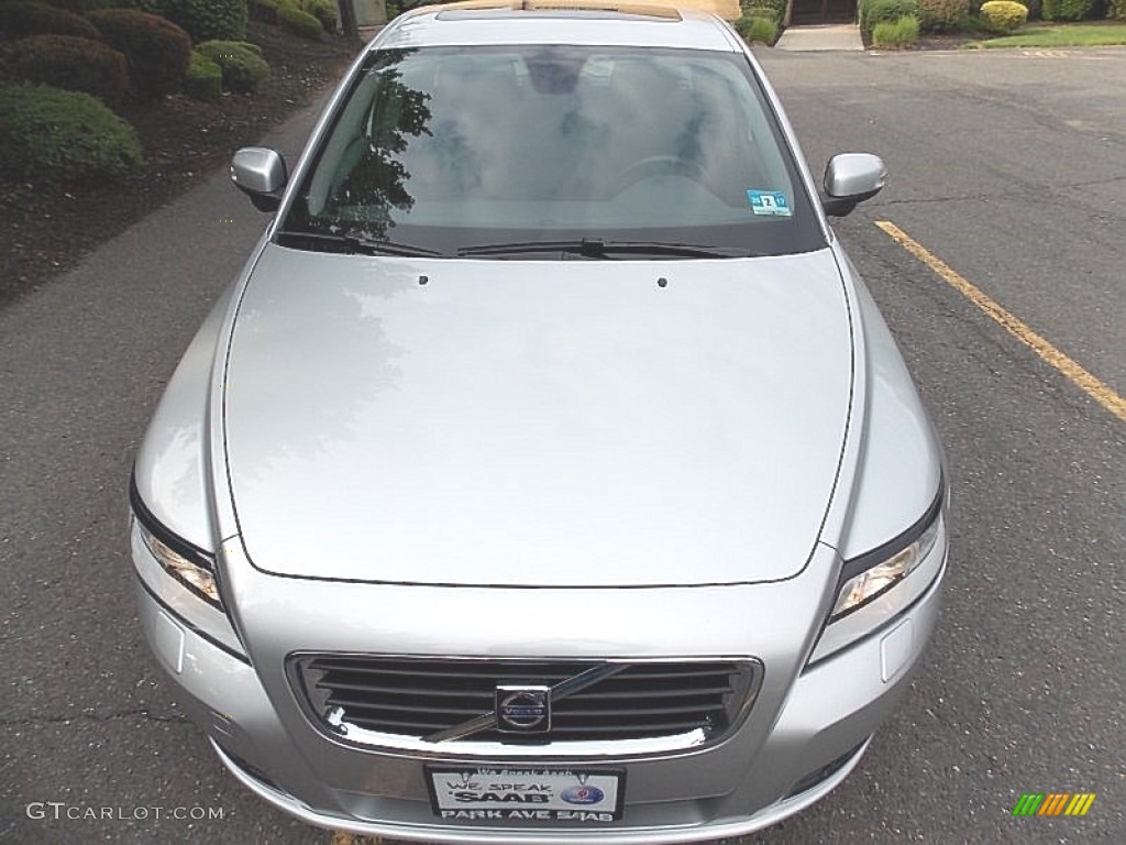 2010 V50 2.4i - Silver Metallic / Dalaro Off Black T-Tec photo #9