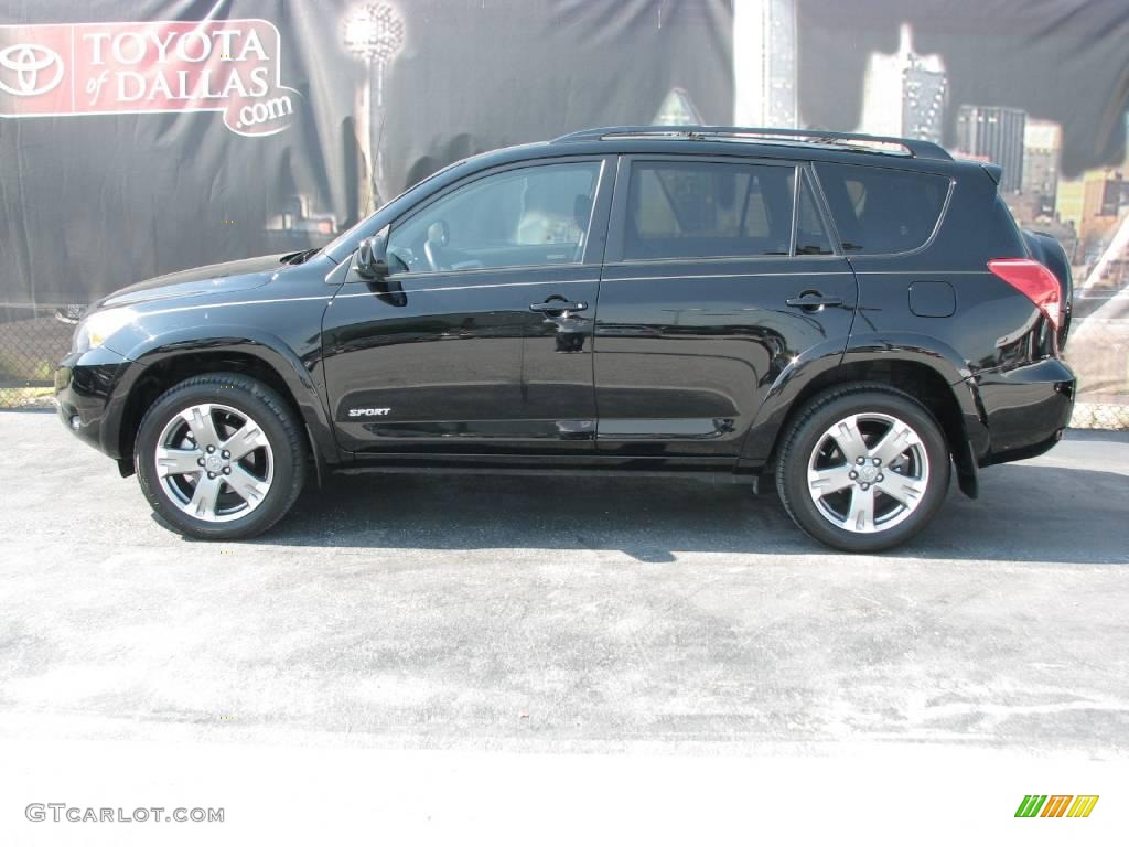 2008 RAV4 Sport V6 - Black / Dark Charcoal photo #1