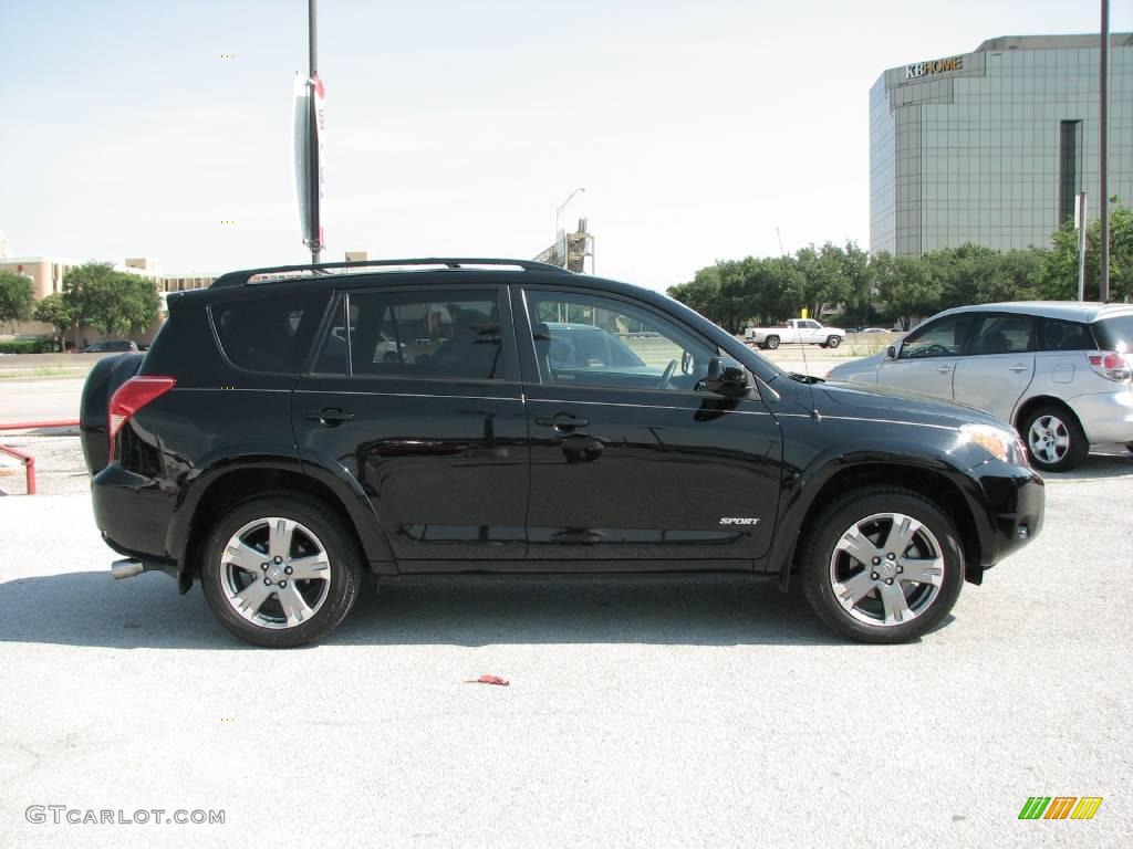 2008 RAV4 Sport V6 - Black / Dark Charcoal photo #5