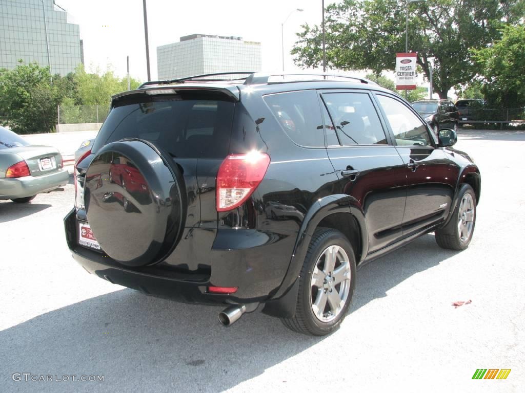 2008 RAV4 Sport V6 - Black / Dark Charcoal photo #6