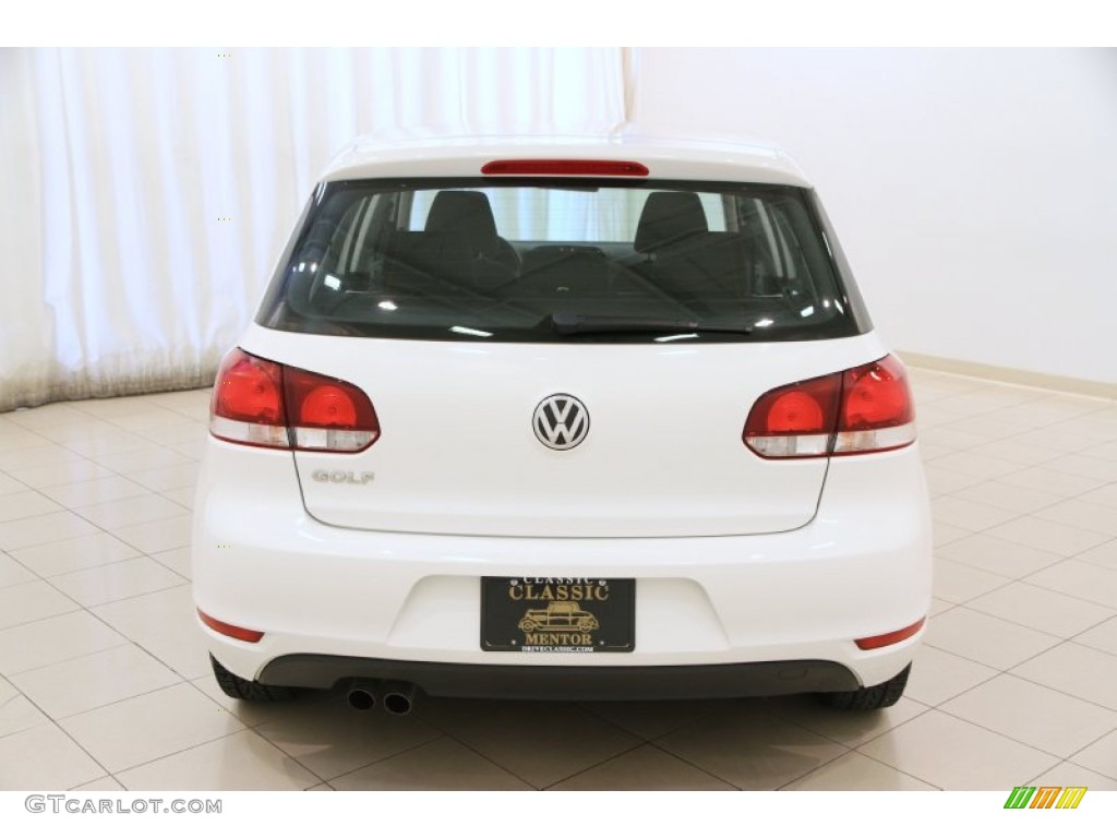 2012 Golf 4 Door - Candy White / Titan Black photo #13