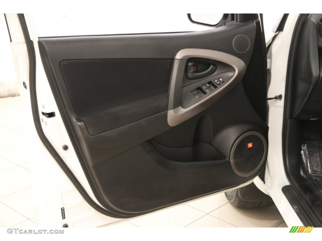 2008 Toyota RAV4 Sport V6 4WD Dark Charcoal Door Panel Photo #105343347