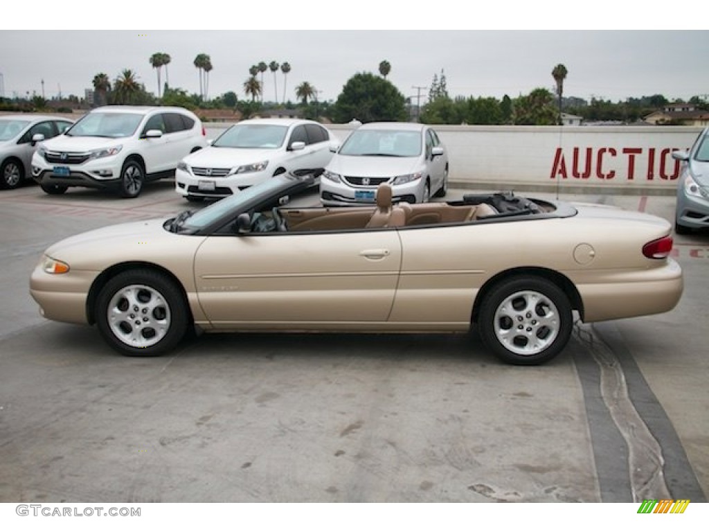 Champagne Pearl 2000 Chrysler Sebring JXi Convertible Exterior Photo #105344673