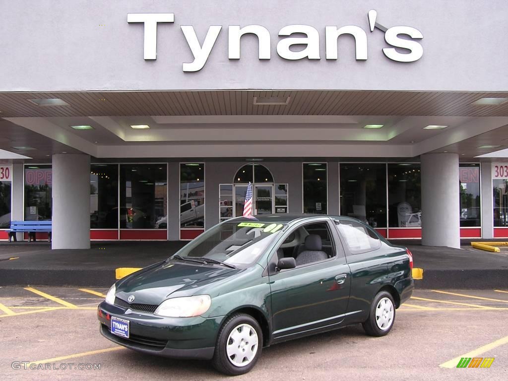 2001 ECHO Coupe - Electric Green / Shadow Gray photo #1