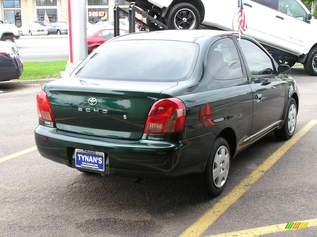 2001 ECHO Coupe - Electric Green / Shadow Gray photo #6