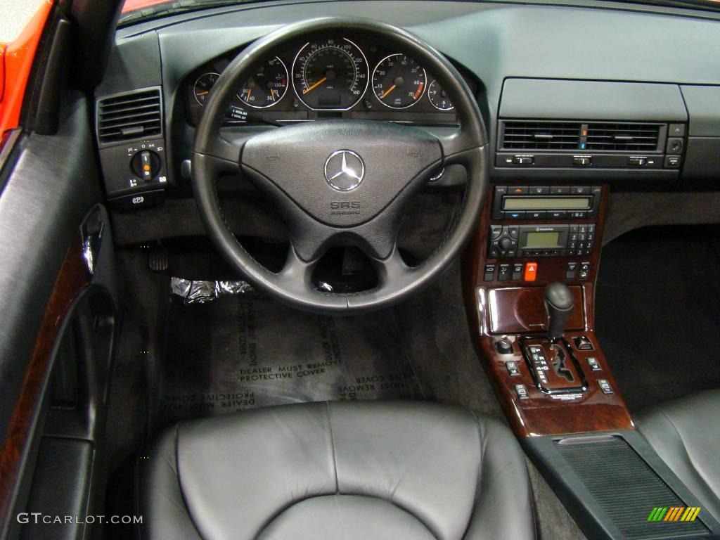 2001 SL 500 Roadster - Magma Red / Black photo #11