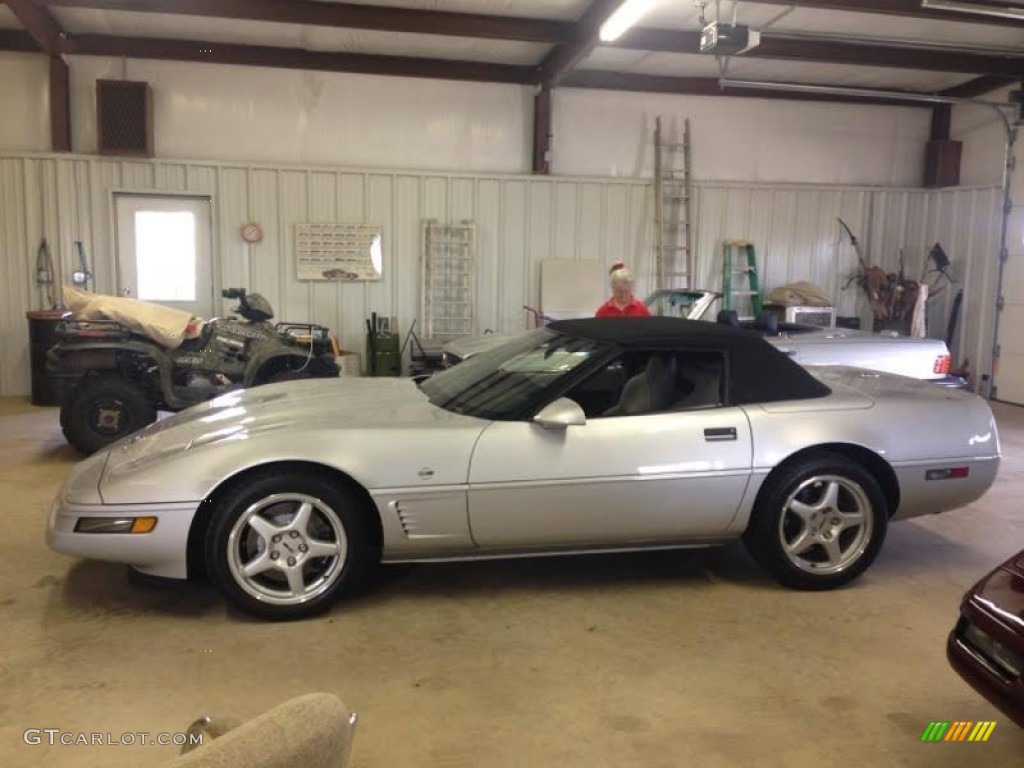 Sebring Silver Metallic 1996 Chevrolet Corvette Collector Edition Coupe Exterior Photo #105348493