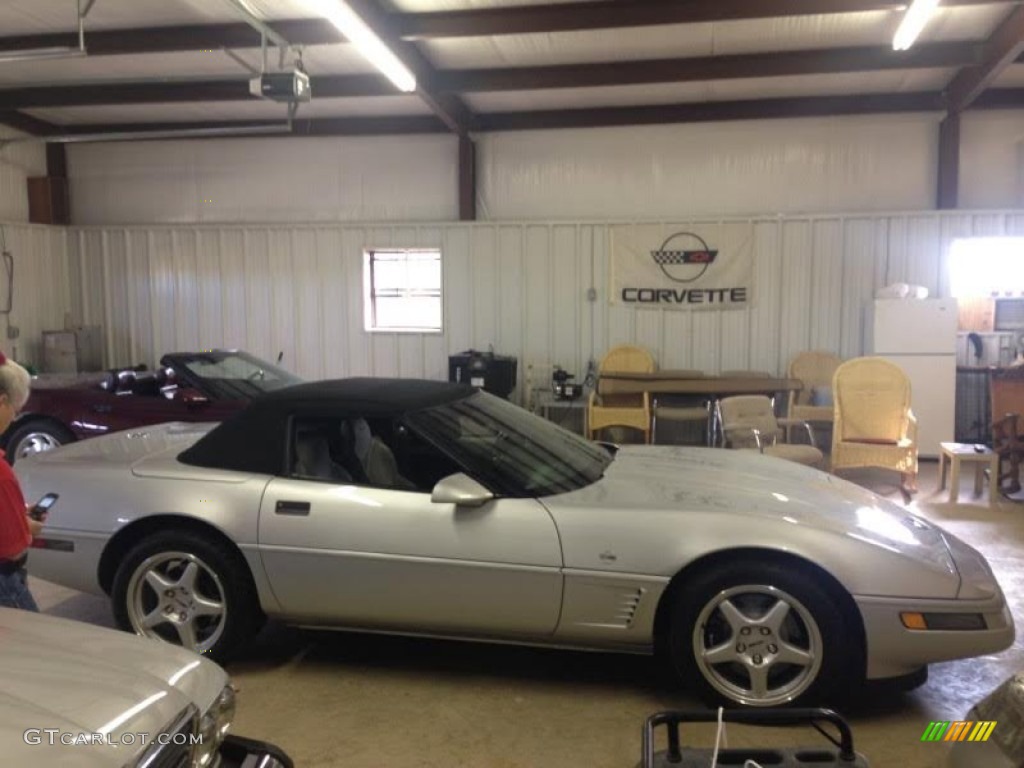 1996 Corvette Collector Edition Coupe - Sebring Silver Metallic / Light Gray photo #3