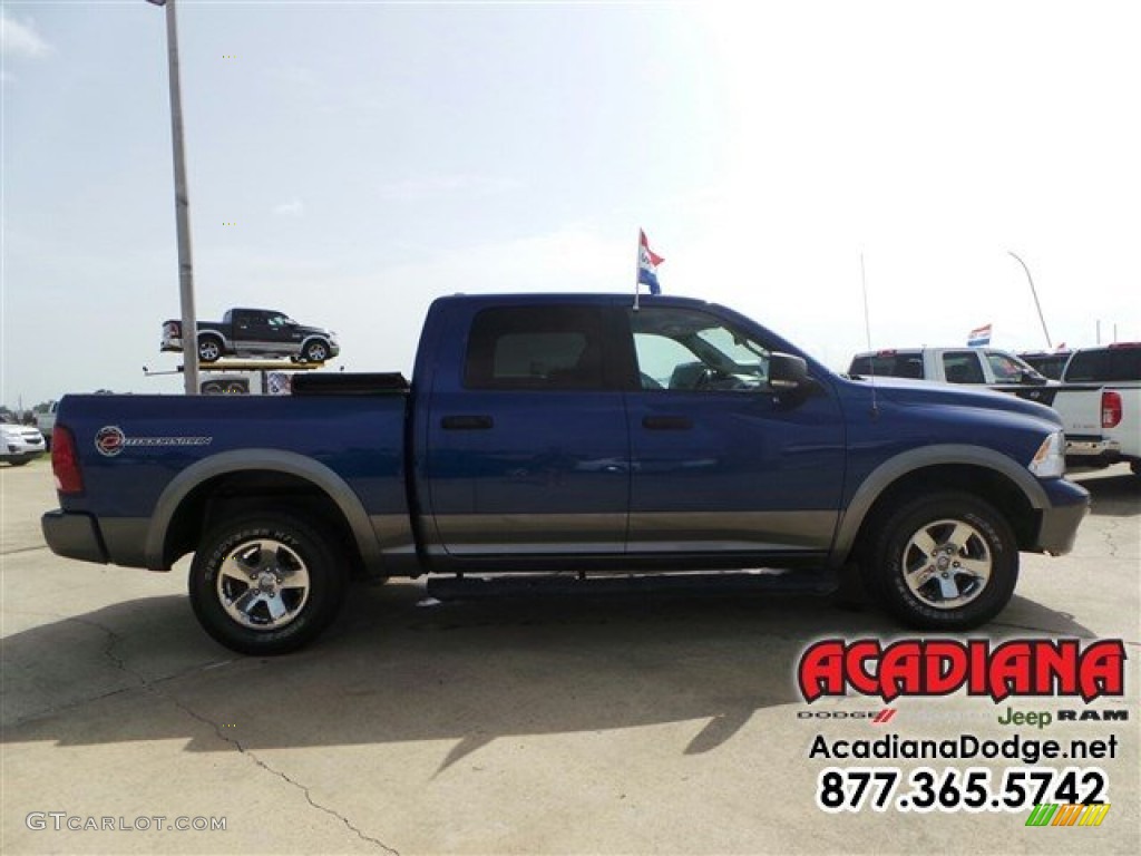 2011 Ram 1500 ST Crew Cab 4x4 - Deep Water Blue Pearl / Dark Slate Gray/Medium Graystone photo #10