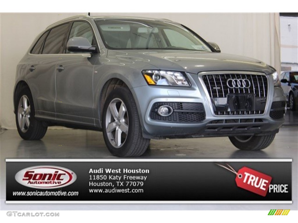 2011 Q5 3.2 quattro - Ice Silver Metallic / Light Gray photo #1