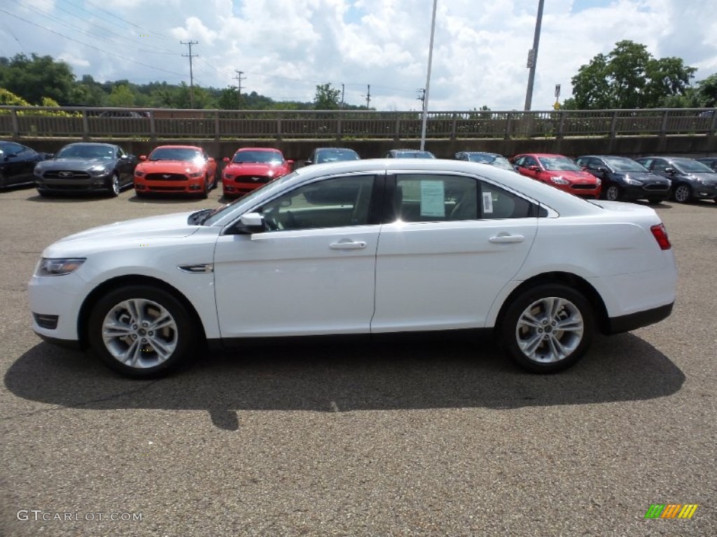 2015 Taurus SEL - Oxford White / Dune photo #6