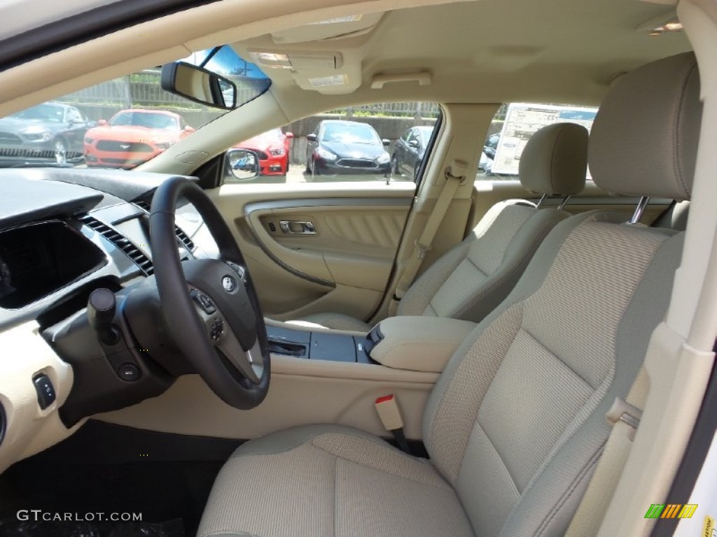 2015 Taurus SEL - Oxford White / Dune photo #11