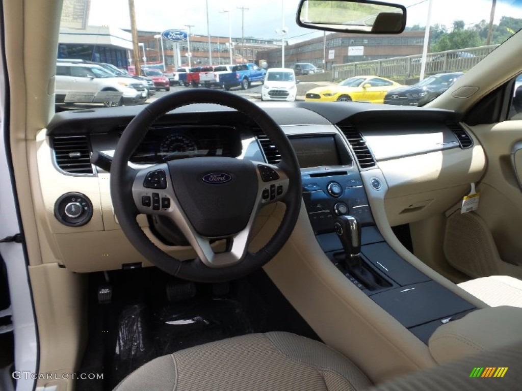 2015 Taurus SEL - Oxford White / Dune photo #13