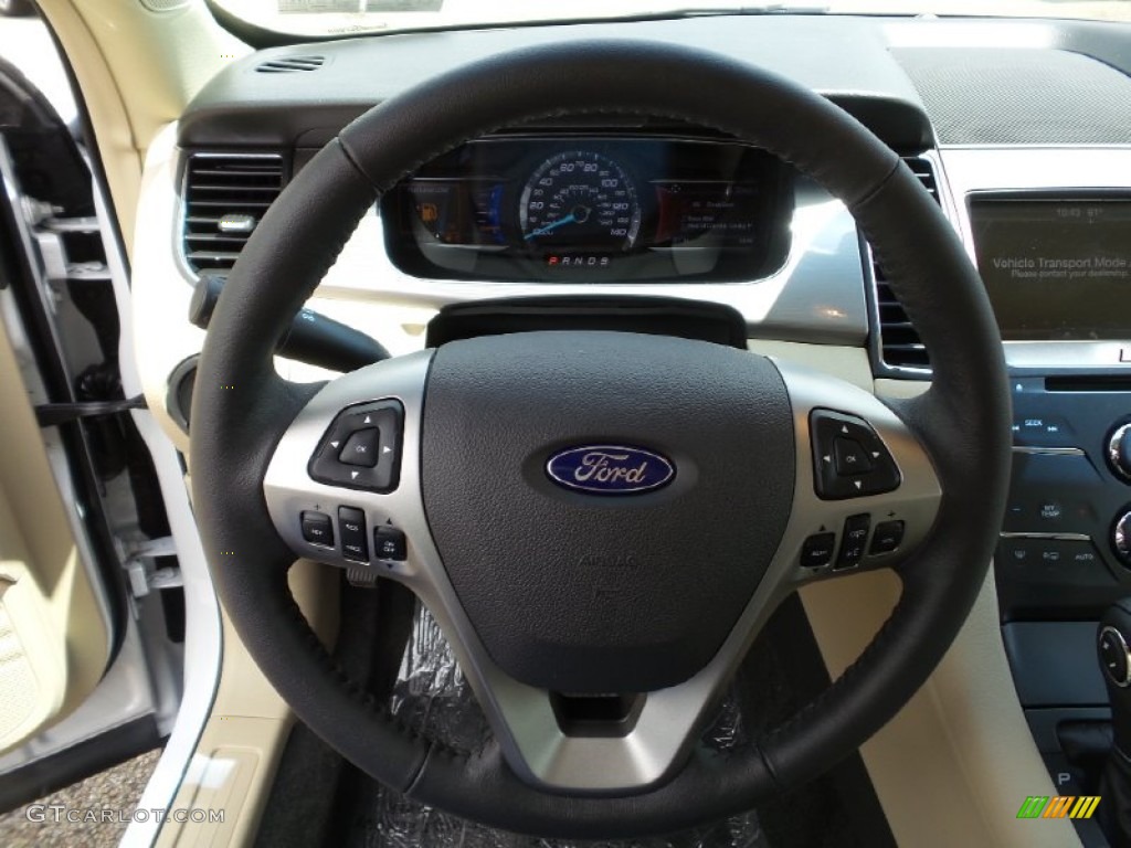 2015 Taurus SEL - Oxford White / Dune photo #17