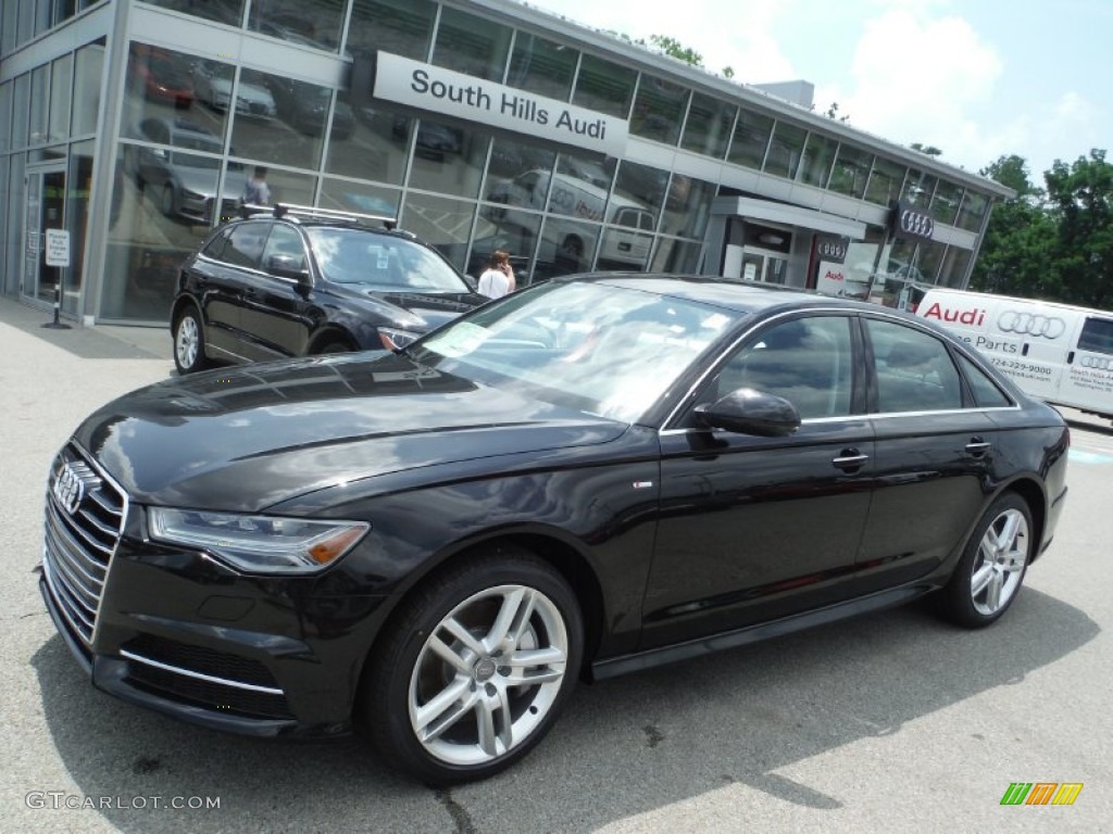 2016 A6 2.0 TFSI Premium Plus quattro - Havanna Black Metallic / Nougat Brown photo #1