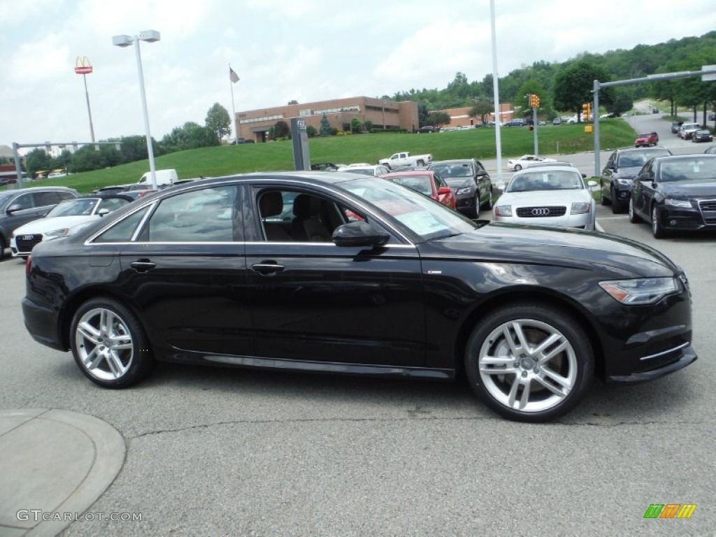 2016 A6 2.0 TFSI Premium Plus quattro - Havanna Black Metallic / Nougat Brown photo #10