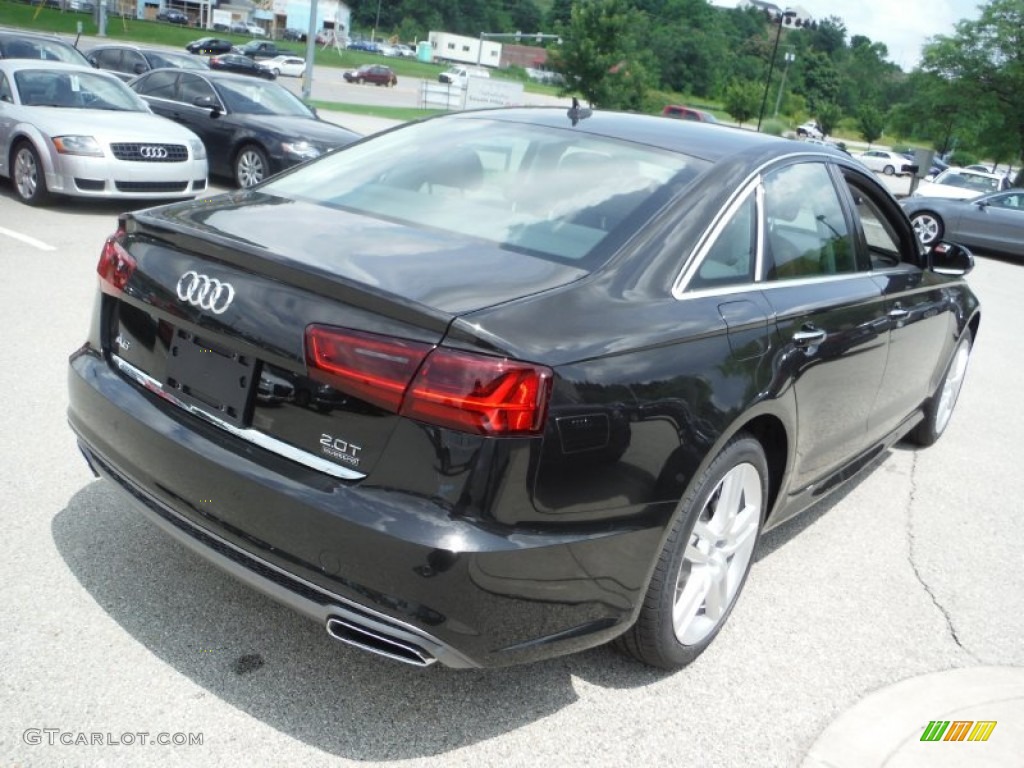 2016 A6 2.0 TFSI Premium Plus quattro - Havanna Black Metallic / Nougat Brown photo #13