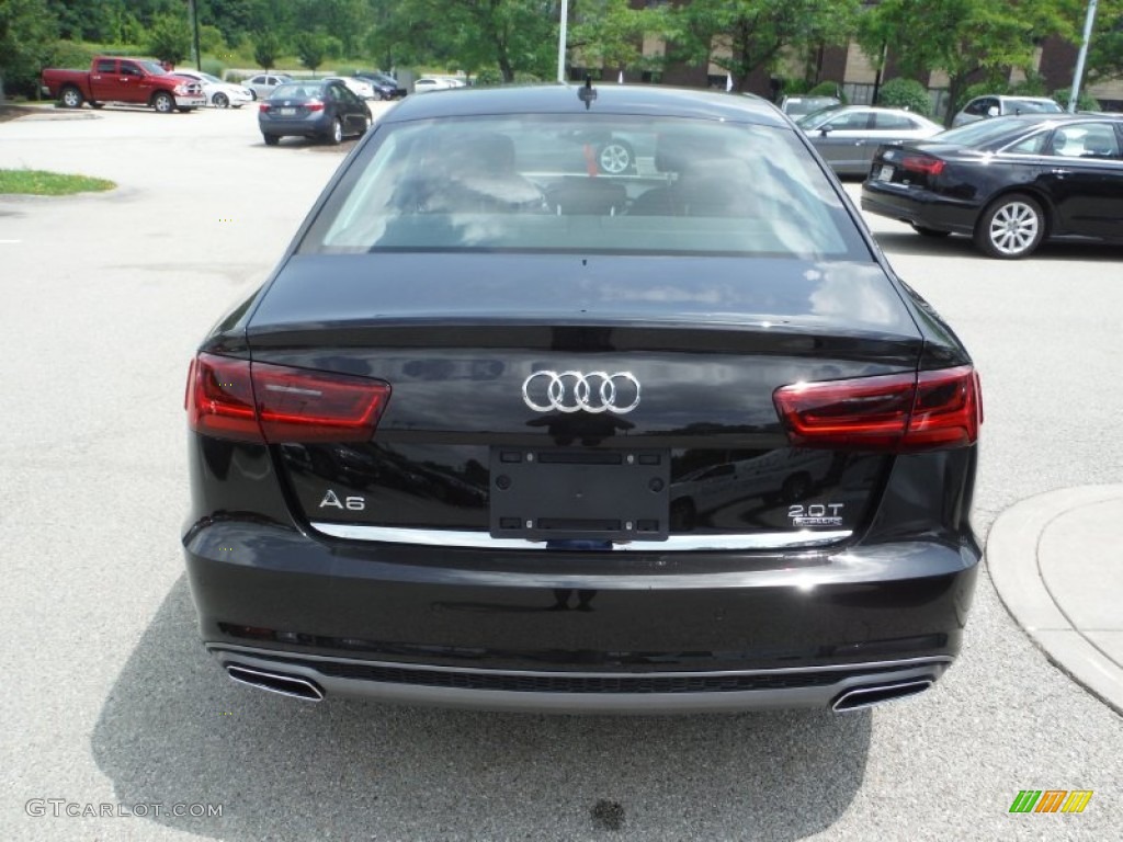 2016 A6 2.0 TFSI Premium Plus quattro - Havanna Black Metallic / Nougat Brown photo #14