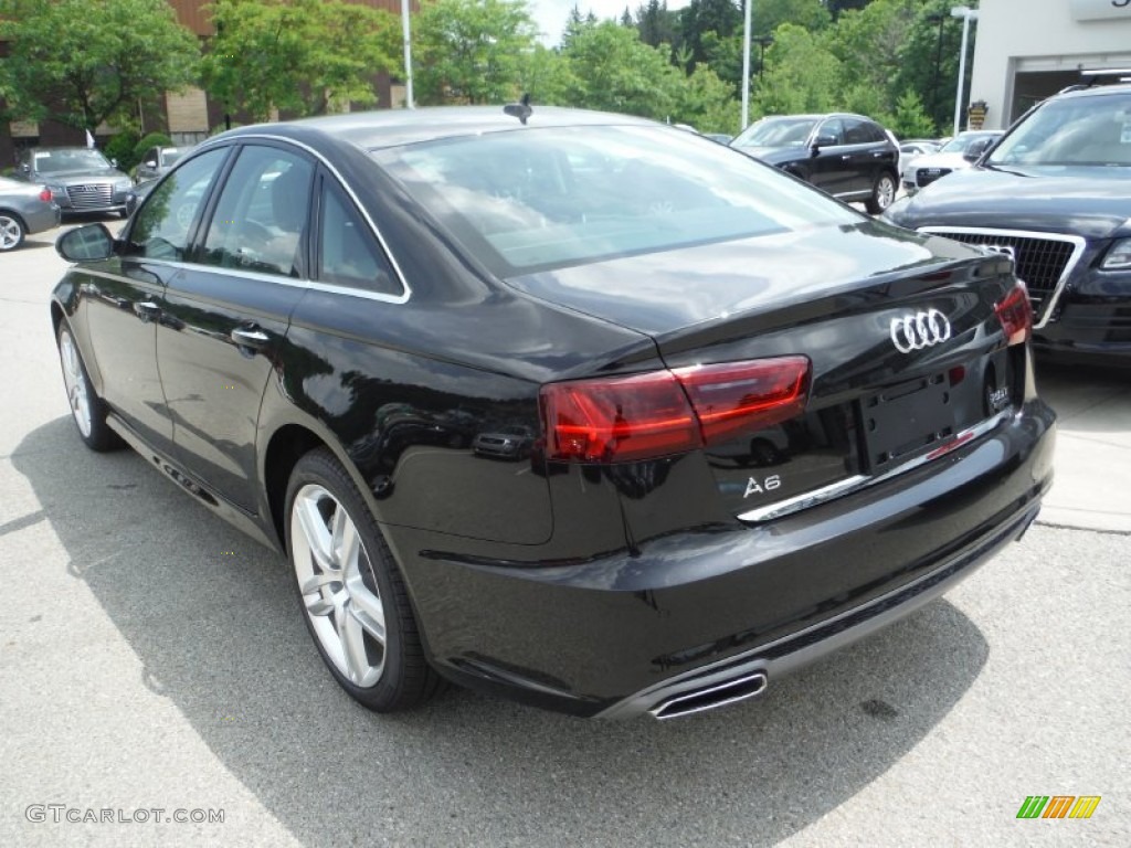 2016 A6 2.0 TFSI Premium Plus quattro - Havanna Black Metallic / Nougat Brown photo #15