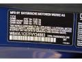381: Le Mans Blue Metallic 2015 BMW X1 xDrive28i Color Code