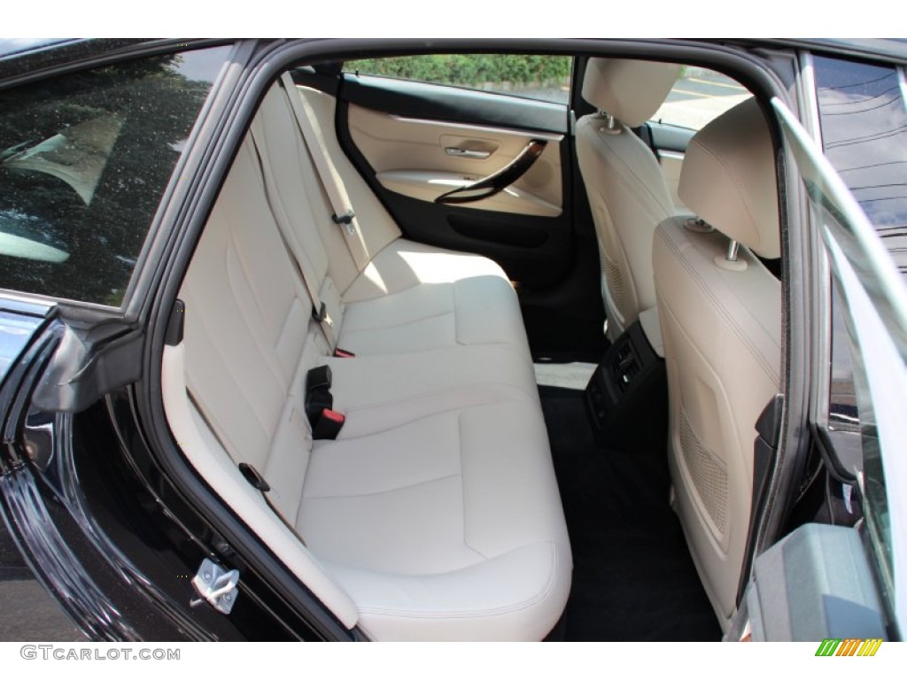 Oyster/Black Interior 2015 BMW 4 Series 428i xDrive Gran Coupe Photo #105356320