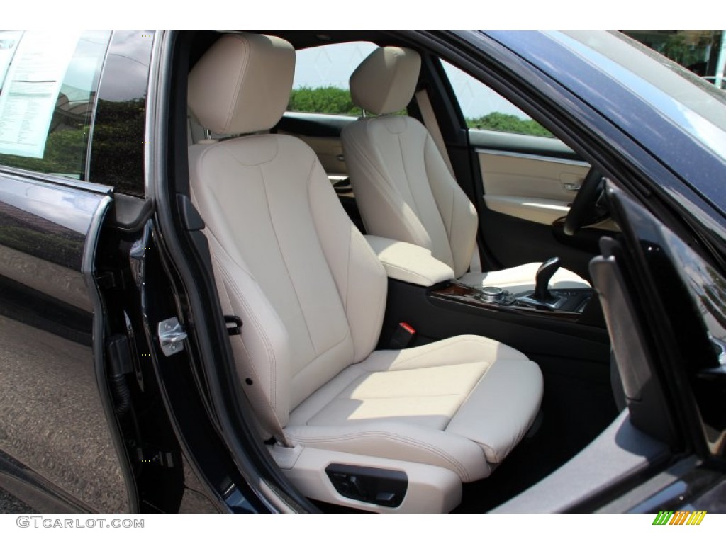 2015 4 Series 428i xDrive Gran Coupe - Carbon Black Metallic / Oyster/Black photo #30