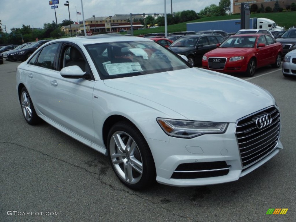 Glacier White Metallic 2016 Audi A6 2.0 TFSI Premium Plus quattro Exterior Photo #105356818