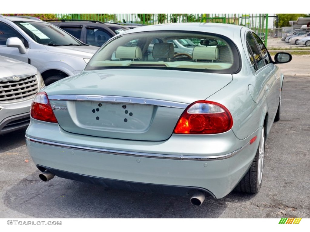 2008 S-Type 3.0 - Seafrost Metallic / Ivory photo #12
