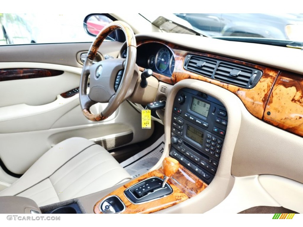 2008 S-Type 3.0 - Seafrost Metallic / Ivory photo #21