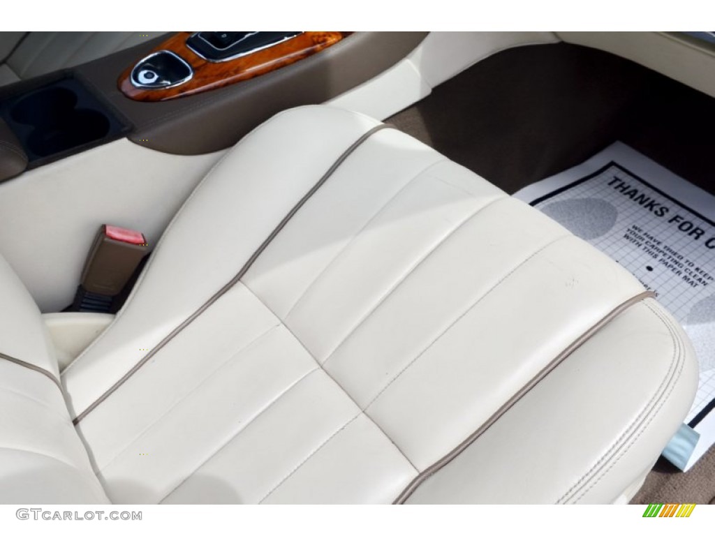 2008 S-Type 3.0 - Seafrost Metallic / Ivory photo #22